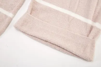 Women's Knitted Loungewear Homewear Stripe Pajama Pants