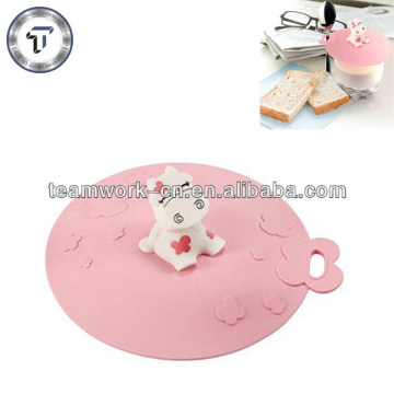 Promotional gifts cute calf silicone stretch lids