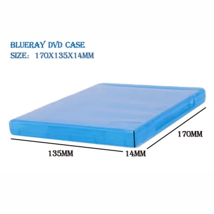 SUNSHING 14MM Blu Ray DVD Case Slim Blu-Ray Disk Tin Box