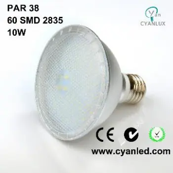 10W LED PAR38 E27 spot light Aluminum lamps lights lighting
