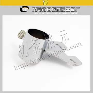 Slotted channel upright metal bar brackets for 25 tube