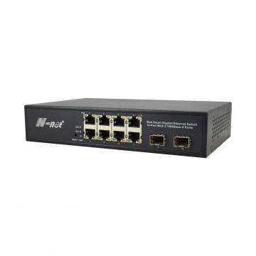 Gigabit 8 Ports Smart Managed Switch