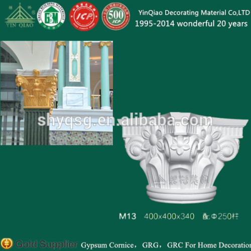 Indoor & Outdoor Pillar Decorative Gypsum Pilaster Capitals