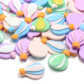 Flat Back Hot Air Balloon Shaped Resin cabochon Handmade craftwork Decor Beads Charms Phone Shell Decoration Spacer