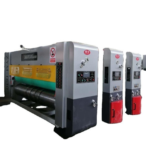 automatic multicolor printer slotter and die cutter machine