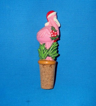 Christmas Decorative Resin Santa Bottle Stopper