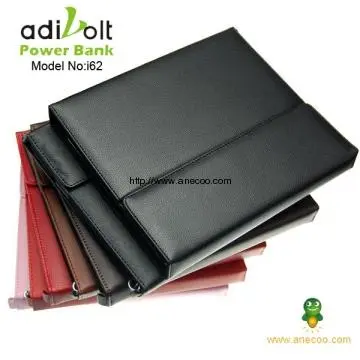 Mobile Portable Battery Charger Fashion Leather Case with Power Stick