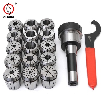 ER40 Spring Collet Set dengan R8 Shank untuk Mesin CNC