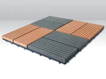 WPC DIY Deck tile for garden 