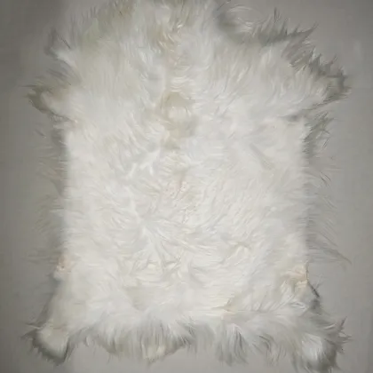 factory wholesale icelandic pelts goat skin long hair fur rug