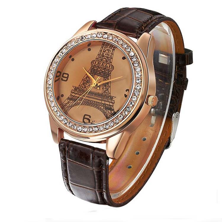 Fashion European Style Leather Band Watch