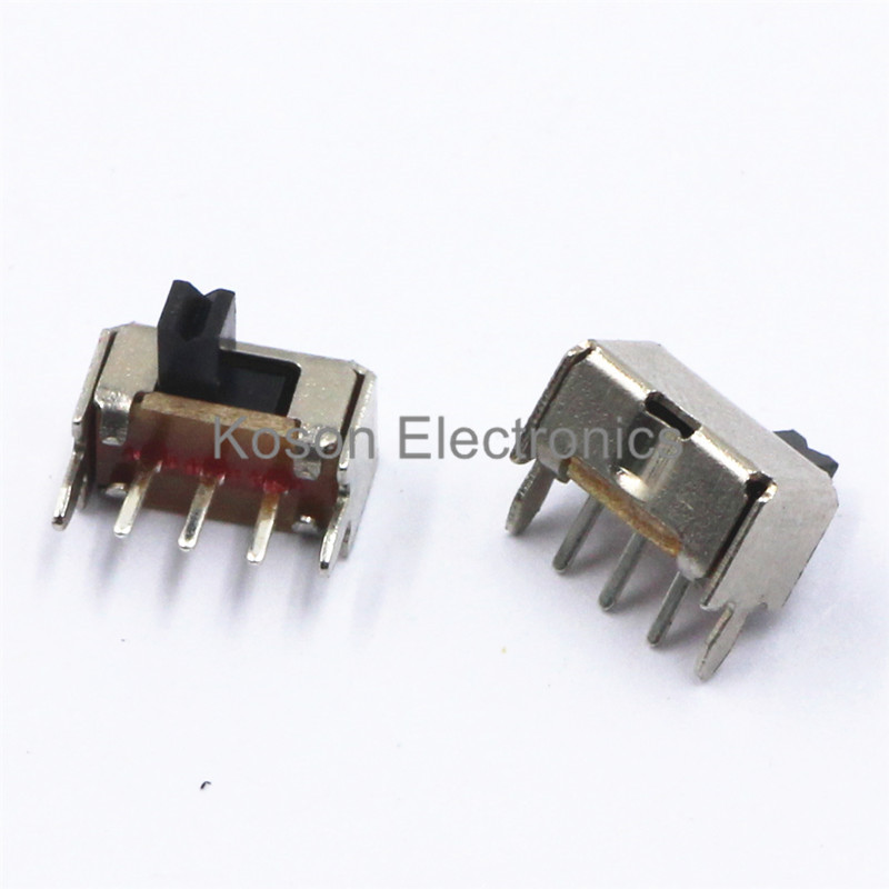 20Pcs 3 Pin PCB 2 Position 1P2T SPDT Miniature Slide Switch Side Knob