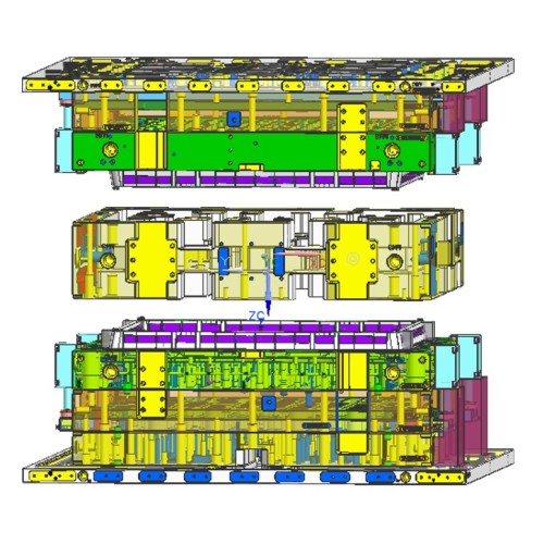 Silkworm frame 2 injection mould