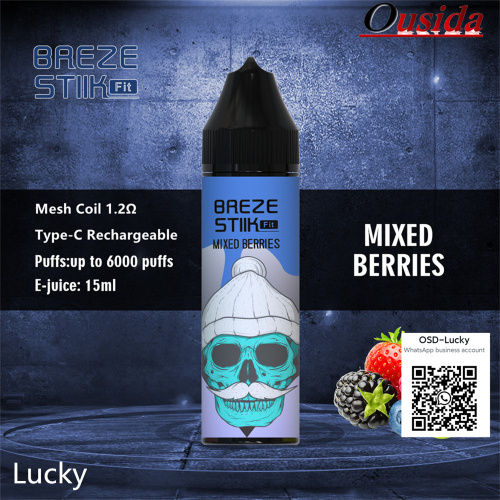 Breze stiik FIT Disposable 6000 Puffs 1000mAh