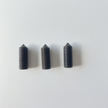 Black Oxide Galvanized Internal Hexagonal Tightening Set Screw with Cone Point: DIN 914 Hex Socket Screw