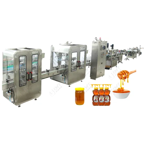 LWT Piston Jar Honey Filler Processing Line