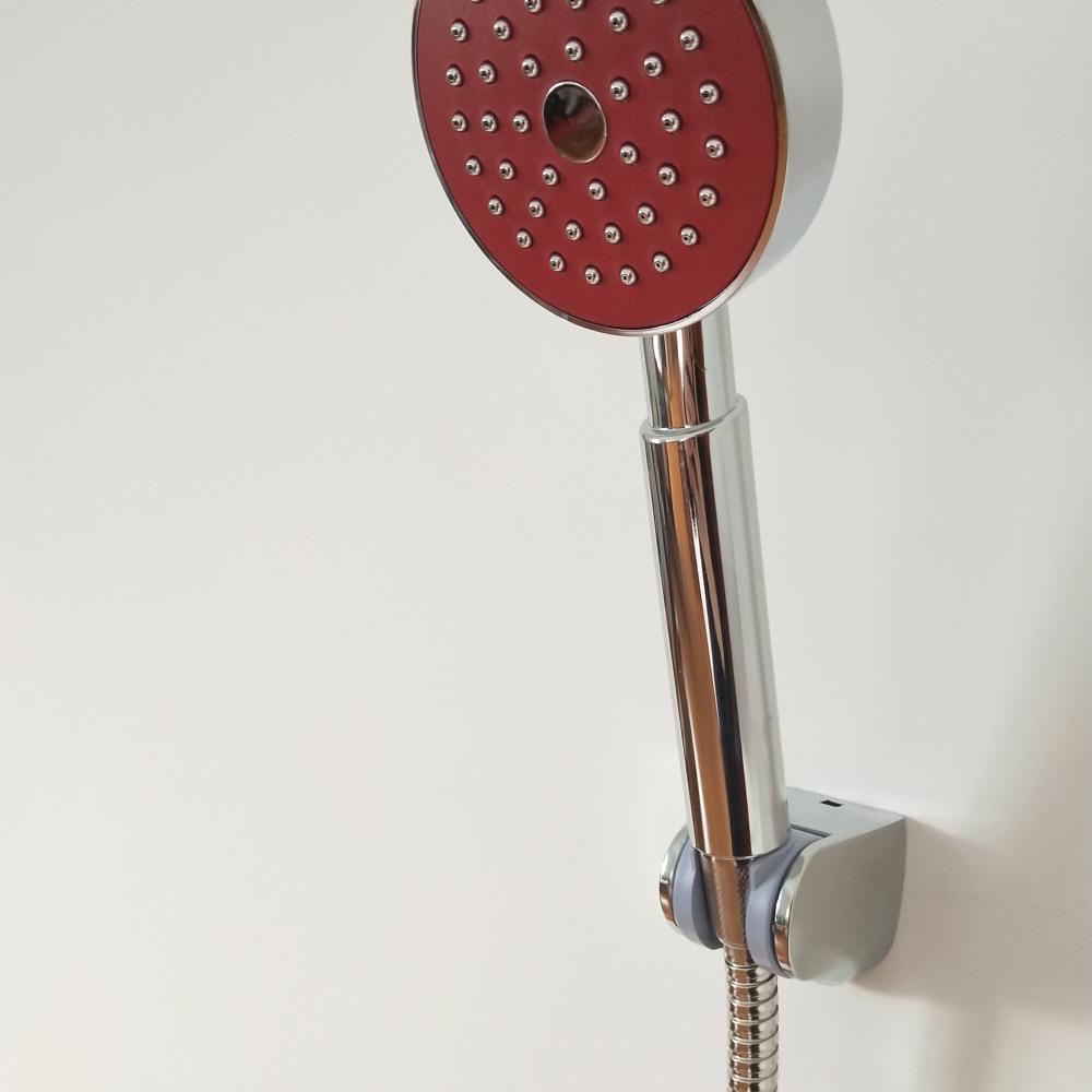 Red And Silver Hand Shower