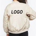 سترة Beige Women's Bomber للبيع