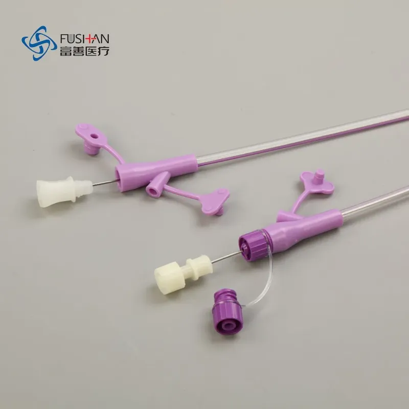 Medical Polyurethane/Silicone/PVC Feeding Catheter Tube with Stylet/Enfit Type