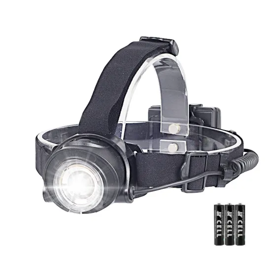 plastic dry battery Angle adjustment LED headlamp