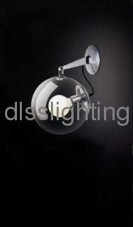 Hoge kwaliteit glas bal muur Lamp