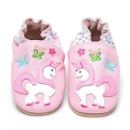 Unicorn Baby Girl Soft Leather Shoes