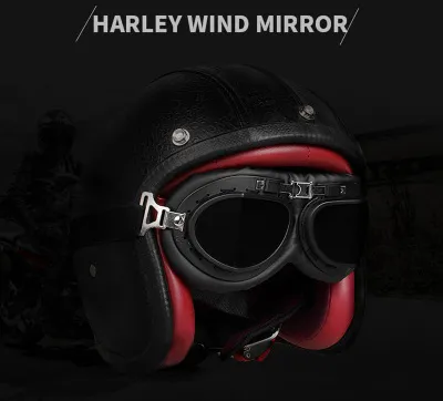 Motorcycle Goggles Motocross Helmet Goggles Steampunk WWII Retro Aviator ATV Cruiser Eyewear Googles Skating Goggles