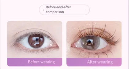 Elegant Fan Eyelashes: Enhance Your Look with 120 Cluster, 10 Rows Capacity Brown False Eyelashes