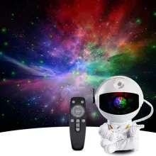 Proyector de luz nocturna de astronautas y lámpara de sala de juegos