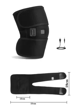 In Stock: Custom Knee Heating Pad - Effective Arthritis Pain Relief with Heated Knee Wrap Brace