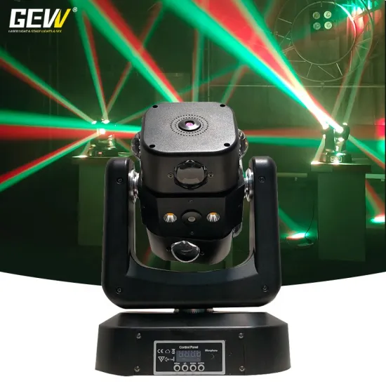 GEVV 150W LED Arm Wind Fire Wheel Beam Laser Strobe Moving Head Light for Party KTV Bar
