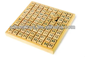 1x1 Learning Math Skills Wooden Toy