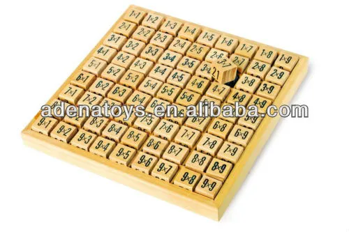 1x1 Learning Math Skills Wooden Toy
