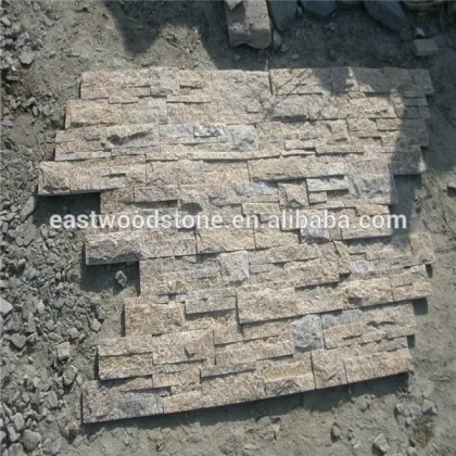 Natural split tiger skin yellow tiles