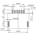 0,5 Pitch H1.0 Connecteur FPC FPC