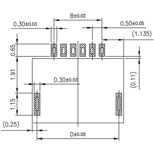 0,5 Pitch H1.0 Flip-up-FPC-Anschluss