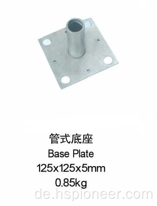 Basis -Jack -Basisplatte