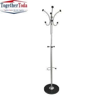 Entryway Metal Storage Hanging Shelf Coat Rack Office