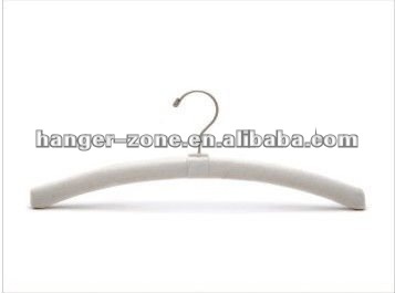 Canvas wrapped clothes hanger