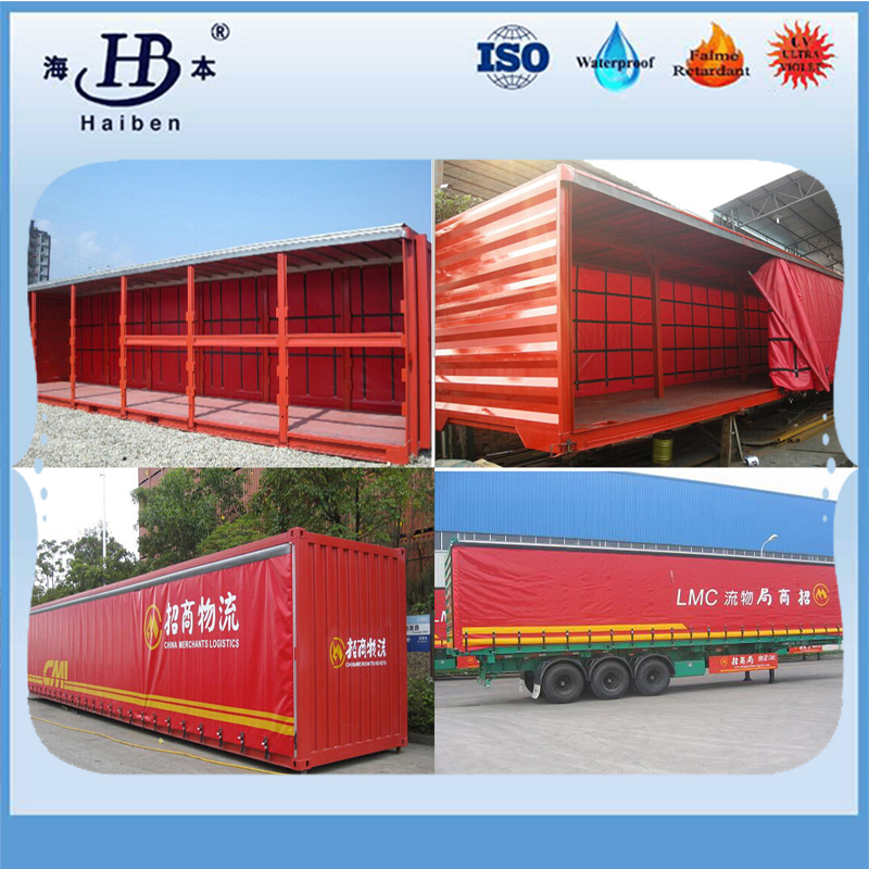 New product 600gsm pvc tarpaulin for container curtain side