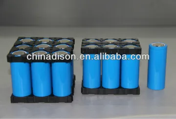 Lithium Ion battery pack 12V 3000mAh lifepo4 26650 type battery