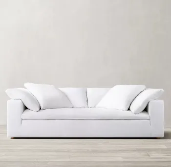 Modern Luxury Double White Sectional Sofa Set for Stylish Living Rooms