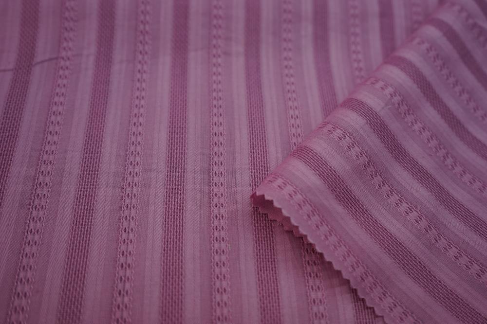 Cotton Stripe Dobby Fabric