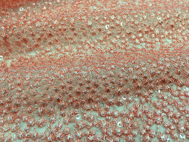 Embroidery Fabric With Foil