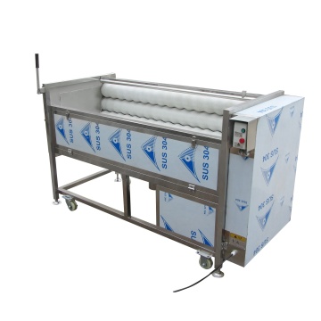 Drum cleaning brush potato cleaning and peeling machine