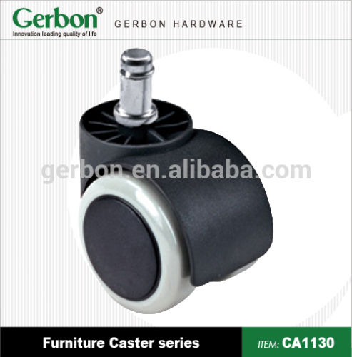 small type plug pole wheel casters