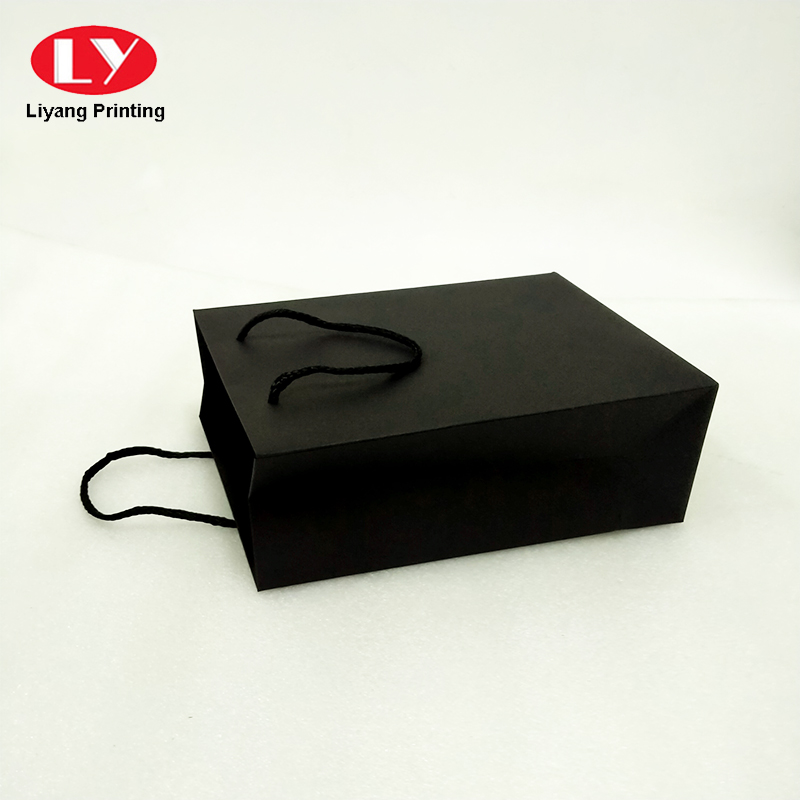 Black Paper Bag Matte Jpg