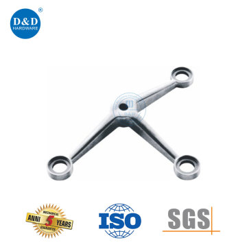 Stainless Steel 3 Arm Glass Curtain Wall Connector