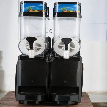 商業用電気スラッシュジュースメーカーマシン-2タンク15L