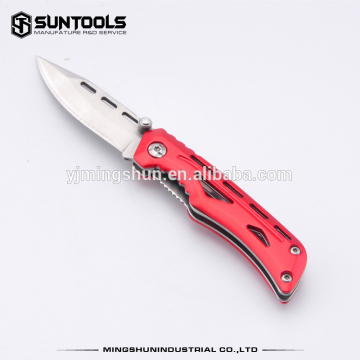 New design folding pocket utility knife with aluminum handle